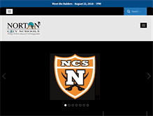 Tablet Screenshot of nortoncityschools.org